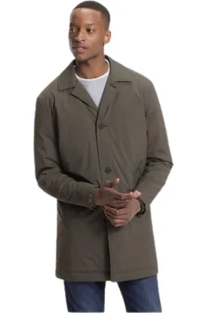 Tommy Hilfiger Homme, Manteaux, Vert, Taille: L Manteau Rembourré en Nylon avec Revers