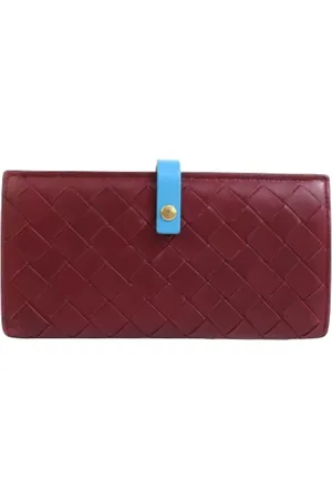 Bottega Veneta Femme, Pre-owned, Rouge, Taille: ONE Size Pre-owned Cuir petite-maroquinerie
