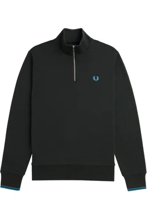 Fred Perry Homme, Sweatshirts et sweats à capuche, Vert, Taille: M Collection de pulls verts