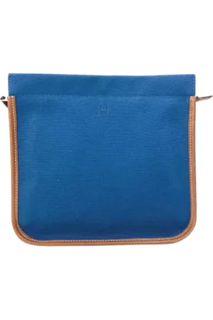 Hermès Homme, Pre-owned, Bleu, Taille: ONE Size Pre-owned Tissu pochettes-minaudieres