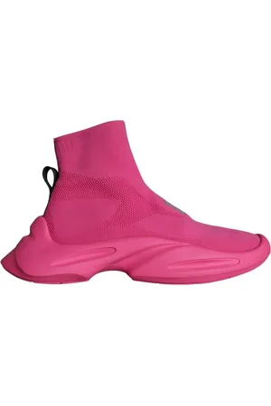 Dolce & Gabbana Homme, Chaussures, Rose, Taille: 44 EU Baskets Montantes Rose Logo