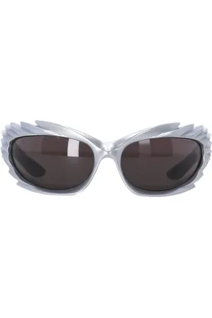 Balenciaga Femme, Pre-owned, Gris, Taille: ONE Size Pre-owned Acetate lunettes-de-soleil
