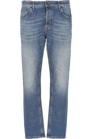 PT Torino Homme, Jeans, Bleu, Taille: W32 Jean en Denim de Coton Bleu pour Homme