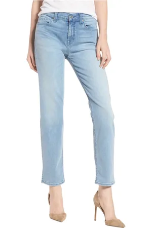 7 for all Mankind Femme, Jeans, Bleu, Taille: W28 Slim Jeans Roxanne Matte Finish