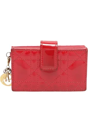 Dior Femme, Pre-owned, Rouge, Taille: ONE Size Pre-owned Cuir petite-maroquinerie
