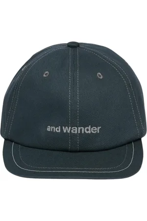 and wander Homme, Accessoires, Noir, Taille: ONE Size Casquette Minimaliste en Sergé de Coton