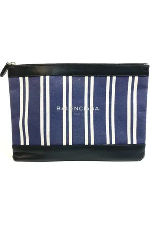 Balenciaga Femme, Pre-owned, Bleu, Taille: ONE Size Pre-owned Tissu pochettes-minaudieres
