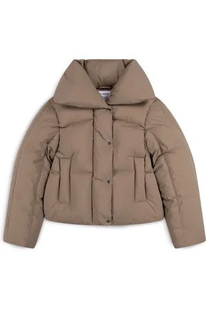 Axel Arigato Femme, Vestes, Brun, Taille: 42 FR Mist Puffer Jacket