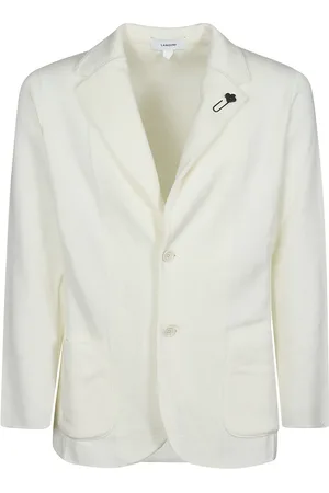 LARDINI Homme, Vestes, Blanc, Taille: M Veste Tricotée Élégante