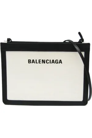 Balenciaga Femme, Pre-owned, Blanc, Taille: ONE Size Pre-owned Toile sacs-balenciaga