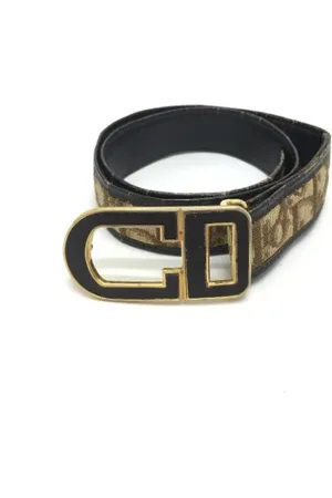 Dior Femme, Pre-owned, , Taille: ONE Size Pre-owned Cuir ceintures