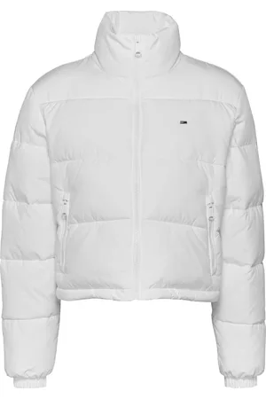 Tommy Hilfiger Femme, Vestes, Blanc, Taille: 36 FR Veste Matelassée Blanche Aw24