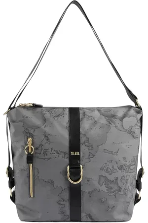 ALVIERO MARTINI 1A CLASSE Femme, Sacs, Gris, Taille: ONE Size Sac Gris Social Soft Double Portabilité