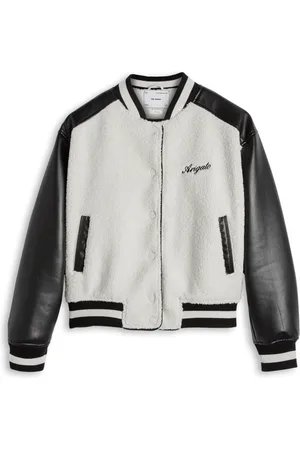 Axel Arigato Femme, Vestes, Blanc, Taille: 36 FR Saul Varsity Jacket