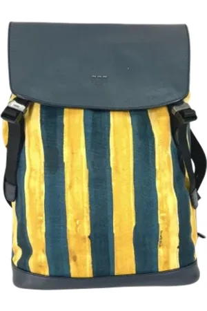 Fendi Femme, Pre-owned, Jaune, Taille: ONE Size Pre-owned Tissu sacs-fendi