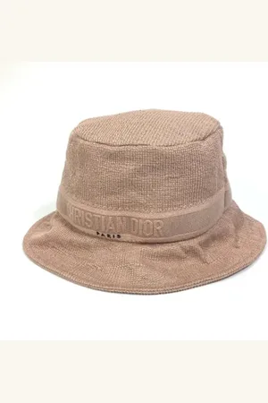 Dior Femme, Pre-owned, Rose, Taille: ONE Size Pre-owned Coton chapeaux