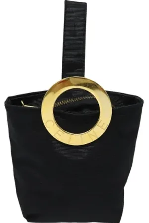 Céline Femme, Pre-owned, Noir, Taille: ONE Size Pre-owned Tissu sacs-celine