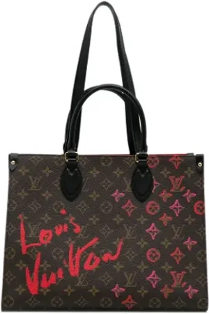 LOUIS VUITTON Femme, Pre-owned, Brun, Taille: ONE Size Pre-owned Toile cabas