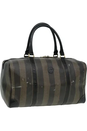 Fendi Femme, Pre-owned, Brun, Taille: ONE Size Pre-owned Nylon sacs-de-voyage