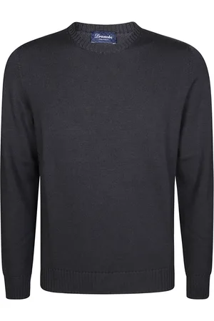 DRUMOHR Homme, Pulls, Gris, Taille: M Pull col rond en mérinos