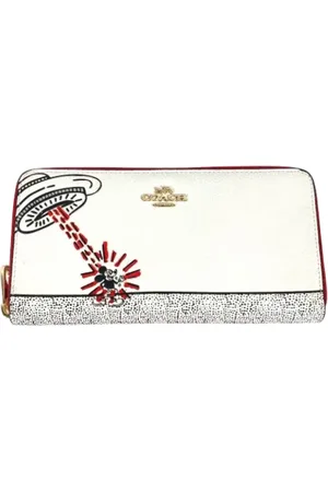 Coach Femme, Pre-owned, Blanc, Taille: ONE Size Pre-owned Cuir petite-maroquinerie