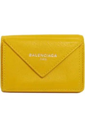 Balenciaga Femme, Pre-owned, Jaune, Taille: ONE Size Pre-owned Cuir petite-maroquinerie