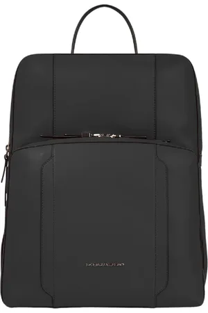 Piquadro Femme, Sacs, Noir, Taille: ONE Size Sac à dos extensible pour femme avec ordinateur portable et iPad®Pro 12,9