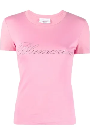 BLUMARINE Femme, Tops, Rose, Taille: 38 FR T-shirts Polos roses pour femmes