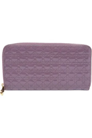 Dior Femme, Pre-owned, Violet, Taille: ONE Size Pre-owned Cuir petite-maroquinerie