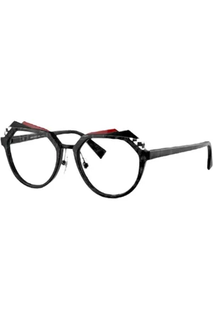 ALAIN MIKLI Unisex, Accessoires, Noir, Taille: ONE Size Bellavista Noir Rouge Lunettes