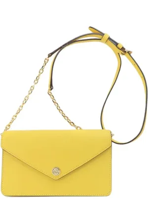 Michael Kors Femme, Pre-owned, Jaune, Taille: ONE Size Pre-owned Cuir sacs-ports-paule