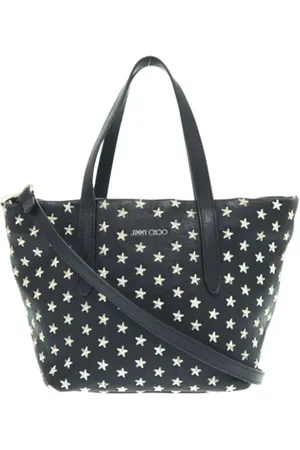 Jimmy Choo Femme, Pre-owned, Noir, Taille: ONE Size Pre-owned Cuir sacs-ports-paule