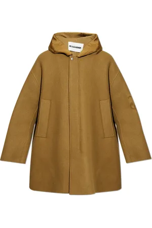 Jil Sander Homme, Manteaux, Brun, Taille: L Manteau en laine