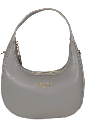 GAËLLE Femme, Sacs, Gris, Taille: ONE Size Sac Hobo Reg Gris Eco Saffiano