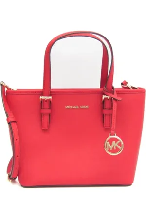 Michael Kors Femme, Pre-owned, Rouge, Taille: ONE Size Pre-owned Cuir sacs-main