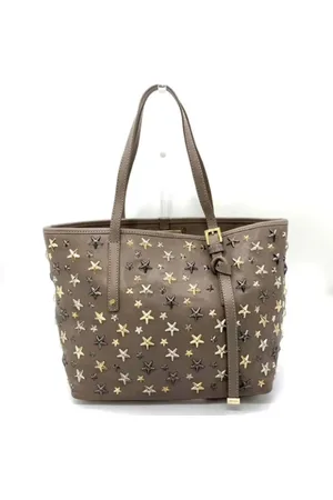 Jimmy Choo Femme, Pre-owned, Brun, Taille: ONE Size Pre-owned Cuir sacs-main