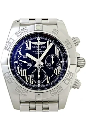 Breitling Pre-owned Femme, Pre-owned, Noir, Taille: ONE Size Pre-owned Acier inoxydable montres