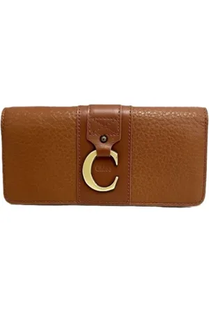 Chloé Femme, Pre-owned, Brun, Taille: ONE Size Pre-owned Cuir petite-maroquinerie