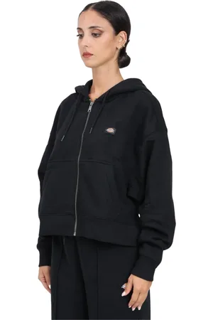 Dickies Femme, Sweatshirts et sweats à capuche, Noir, Taille: 40 FR Sweat à Capuche Noir Automne Hiver