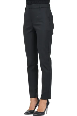 Ralph Lauren Femme, Pantalons, Noir, Taille: 36 FR Pantalon Slim-Fit Noir