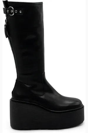 vic matiè Femme, Chaussures, Noir, Taille: 38 EU Bottes compensées Stripy en Noir