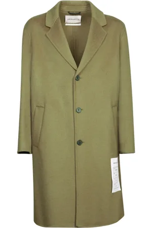 AMARANTO Amaránto, Homme, Manteaux, Vert, Taille: S Manteau Hiver Laine Kaki Fermeture Bouton