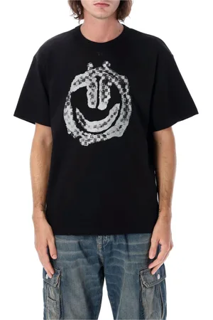 MISBHV Homme, Tops, Noir, Taille: S T-shirt Acid House Imprimé Graphique