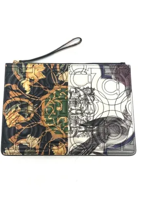 Salvatore Ferragamo Homme, Pre-owned, Multicolore, Taille: ONE Size Pre-owned Cuir pochettes-minaudieres
