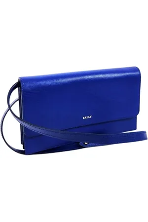 Bally Femme, Pre-owned, Bleu, Taille: ONE Size Pre-owned Cuir petite-maroquinerie