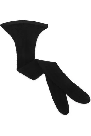 Dolce & Gabbana Femme, Sous-vêtements, Noir, Taille: 42 FR Collants noirs en coton avec ceinture logo