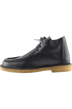 Nature Femme, Chaussures, Noir, Taille: 38 EU Bottine classique en cuir lacée