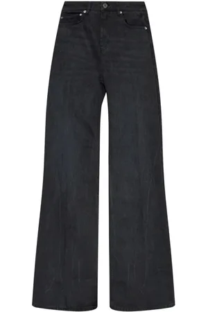 Ami Femme, Jeans, Noir, Taille: W27 Jean Large Noir