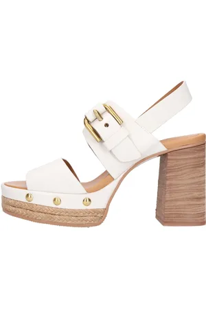 See by Chloé Femme, Chaussures, Blanc, Taille: 40 EU Sandales Blanches