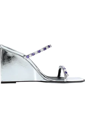Giuseppe Zanotti Femme, Chaussures, Gris, Taille: 37 EU Avec talon Argent